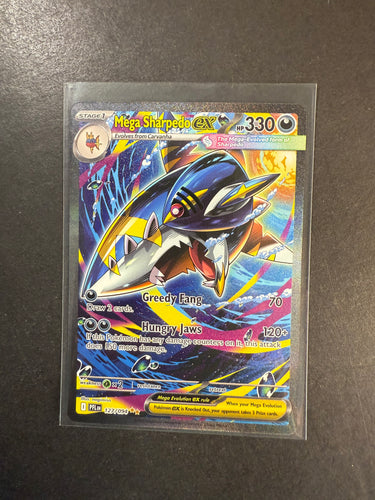 Mega Sharpedo ex - 127/094 Full Art Ultra Rare - Phantasmal Flames