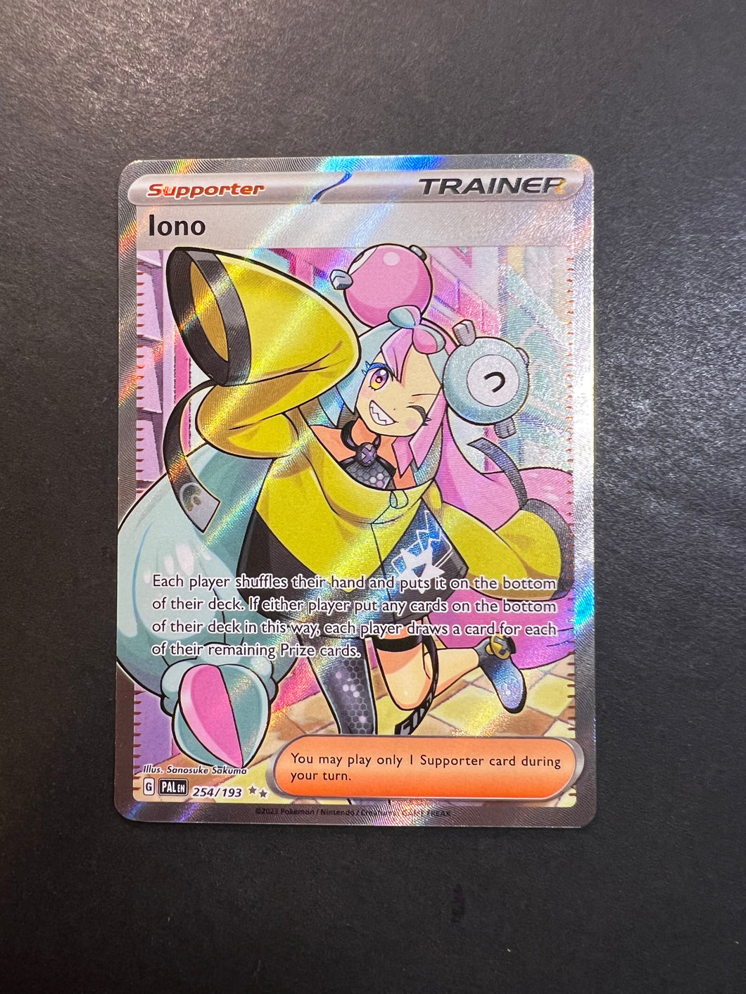 Iono - 254/193 Full Art Ultra Rare Trainer - Paldea Evolved