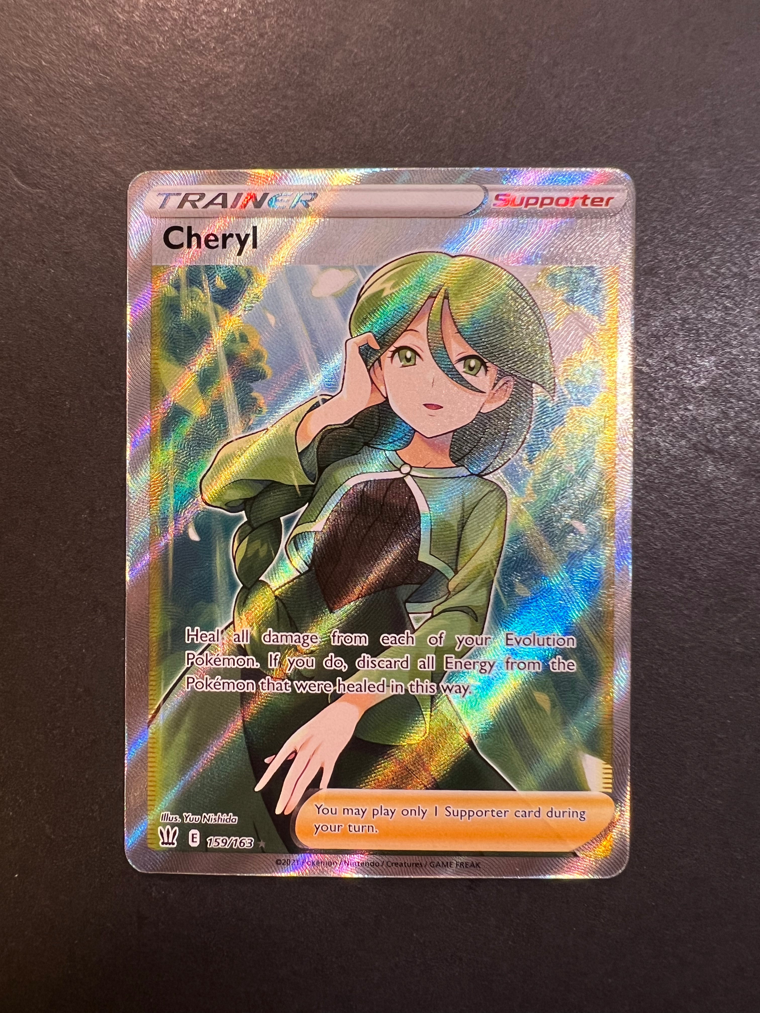 Cheryl - 159/163 Full Art Ultra Rare Trainer