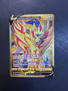 Zamazenta V - 212/202 Gold Full Art Secret Rare - Sword & Shield Base JAB Games13 Zamazenta V - 212/202 Gold Full Art Secret Rare - Sword & Shield Base JAB Games13