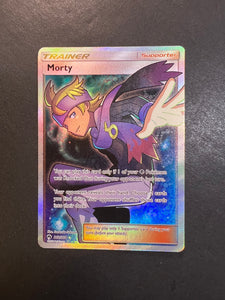 Morty - 212/214 Full Art Ultra Rare Trainer - Lost Thunder