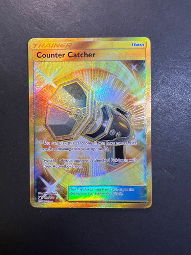 Counter Catcher - 120/111 Gold Full Art Secret Rare Trainer - Crimson Invasion