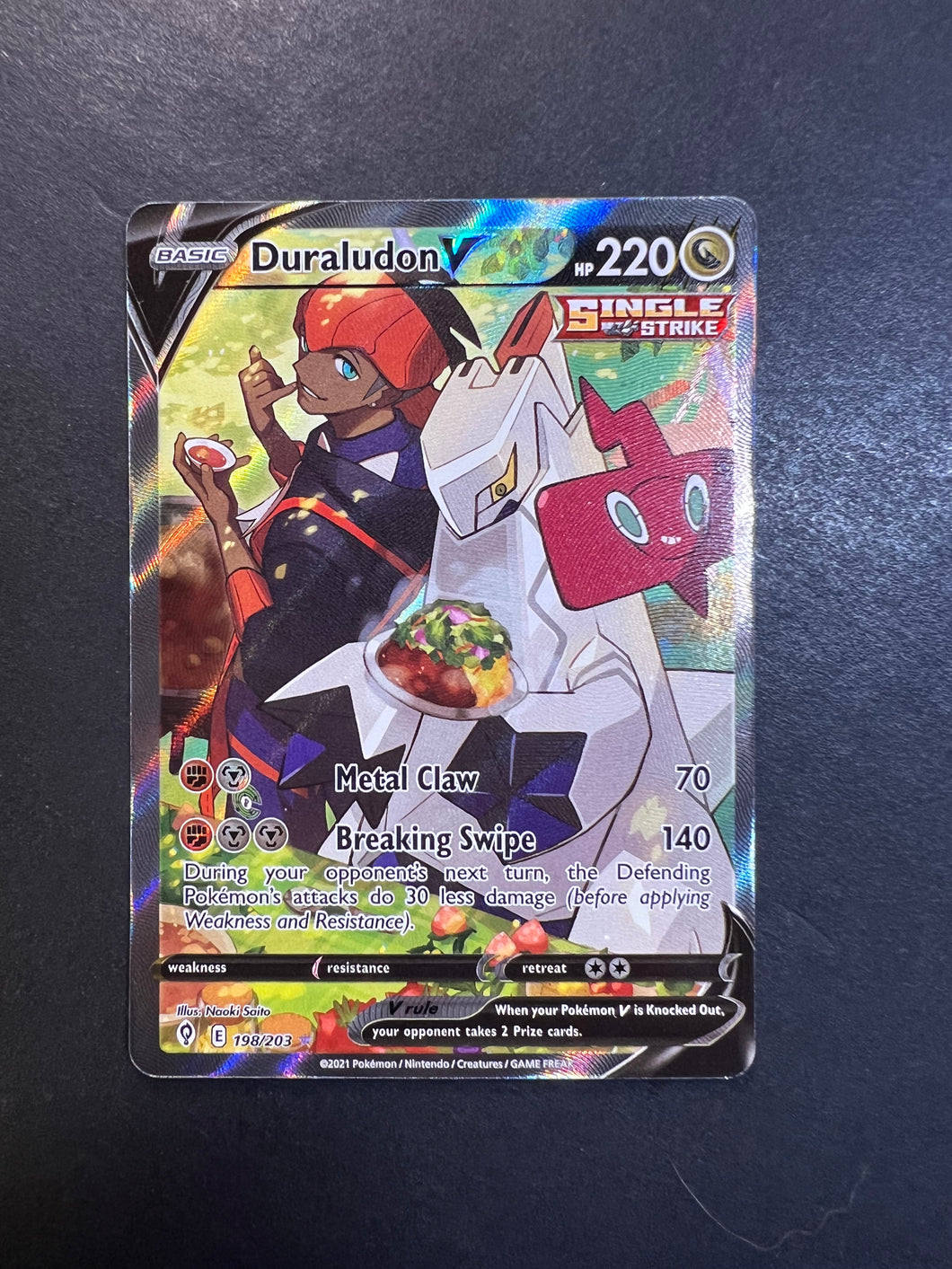 Duraludon V - 198/203 Full Art Ultra Rare - Evolving Skies