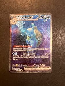 Blastoise ex - 200/165 Full Art Ultra Rare - Pokemon 151 Set JAB Games13 Blastoise ex - 200/165 Full Art Ultra Rare - Pokemon 151 Set JAB Games13