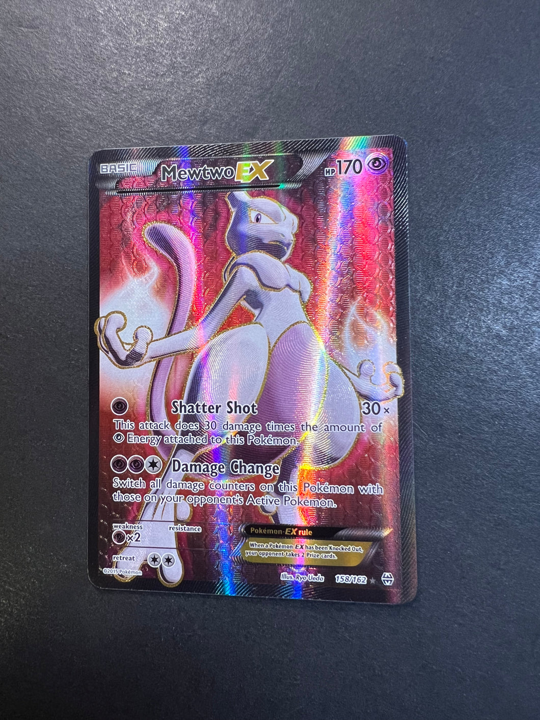 Mewtwo EX - 158/162 Full Art Ultra Rare - XY Breakthrough JAB Games13 Mewtwo EX - 158/162 Full Art Ultra Rare - XY Breakthrough JAB Games13
