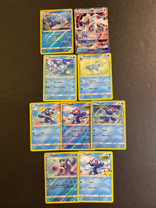 Pokemon Popplio, Brionne and Primarina GX Card Lot - 9 Cards - Ultra R JAB Games13 Pokemon Popplio, Brionne and Primarina GX Card Lot - 9 Cards - Ultra R JAB Games13