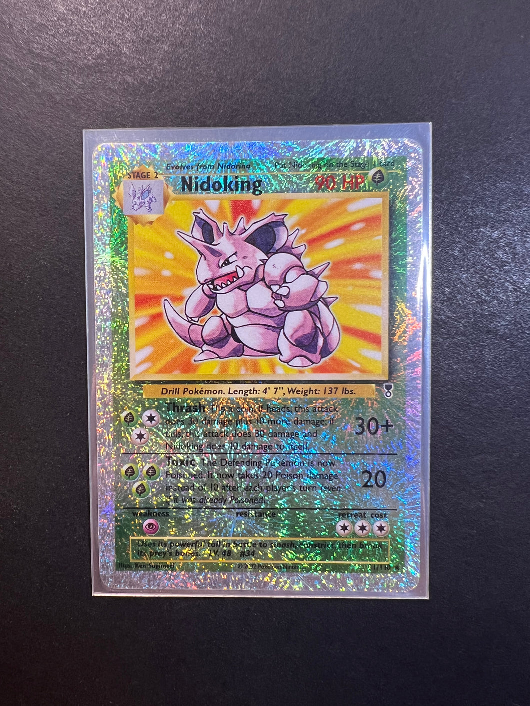 Nidoking - 31/110 Reverse Holo Rare - Legendary Collection