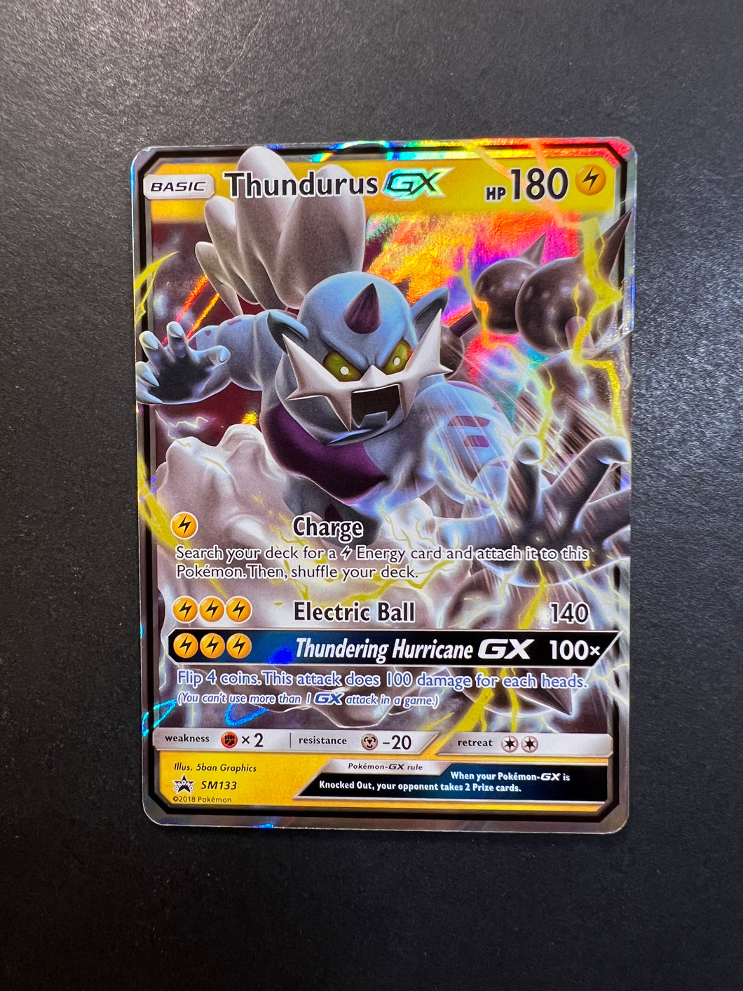 Thundurus GX - SM133 Ultra Rare Promo JAB Games13 Thundurus GX - SM133 Ultra Rare Promo JAB Games13