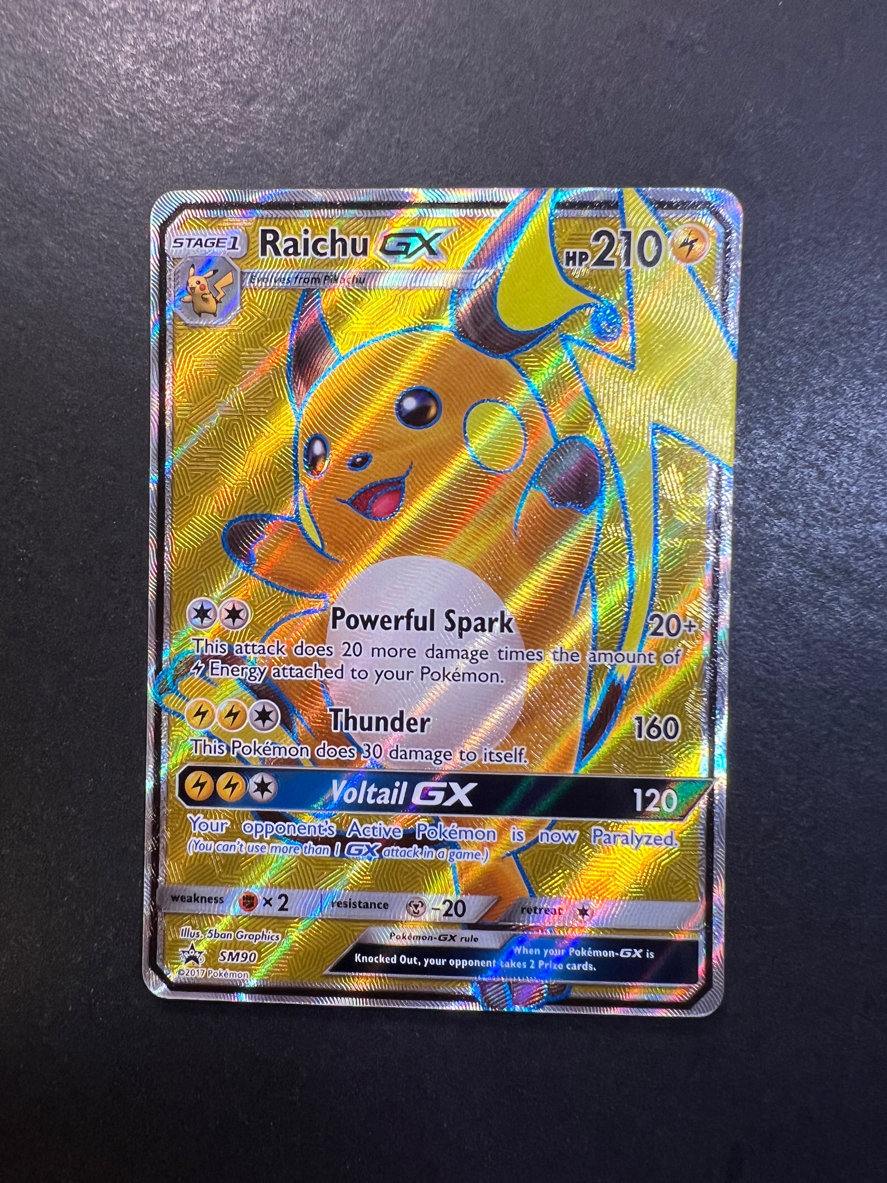 Raichu GX - SM90 Full Art Ultra Rare Promo – JAB Games13