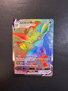 Leafeon VMax - 204/203 Hyper Secret Rainbow Rare - Evolving Skies