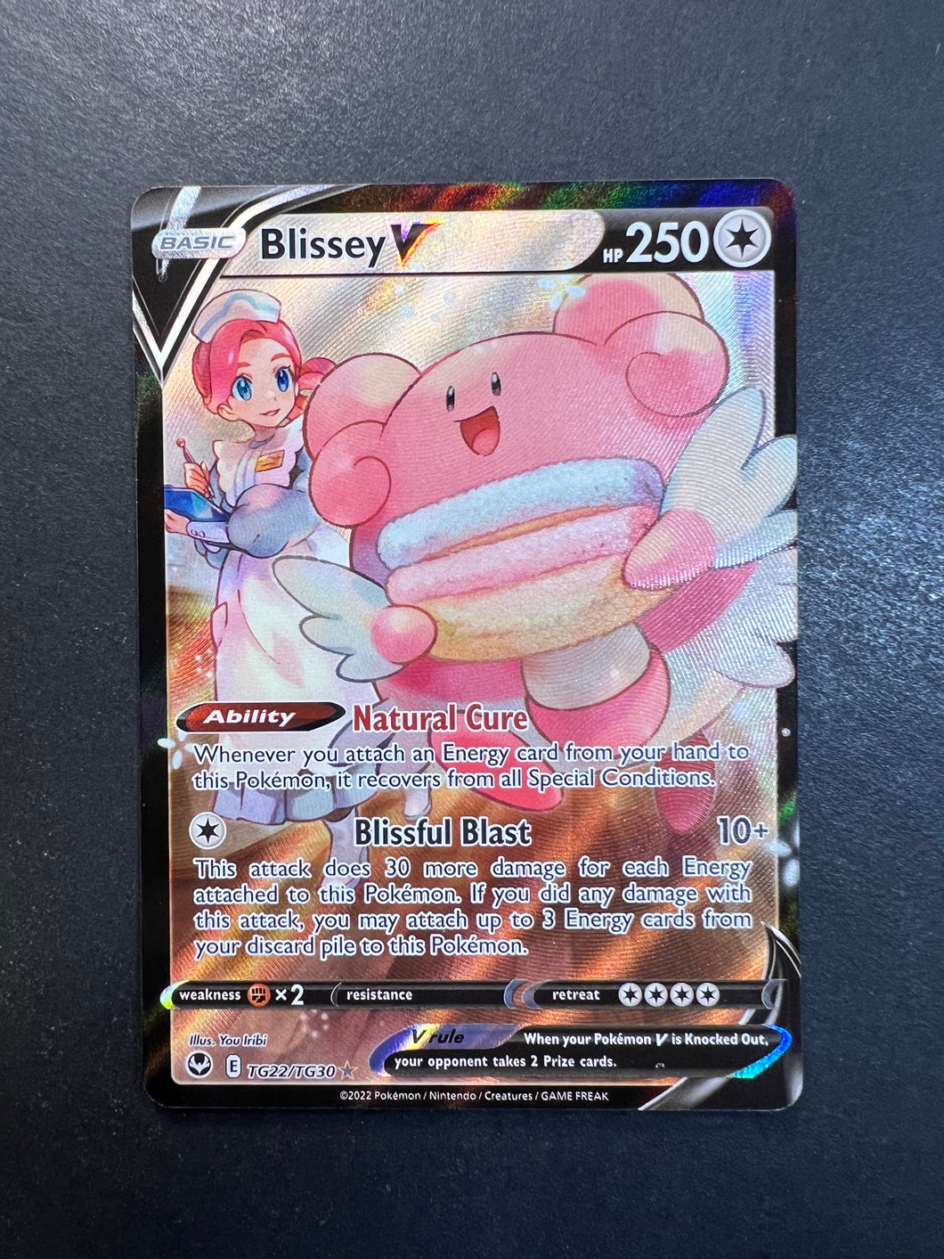 Blissey V - TG22/TG30 Full Art Ultra Rare - Silver Tempest JAB Games13 Blissey V - TG22/TG30 Full Art Ultra Rare - Silver Tempest JAB Games13