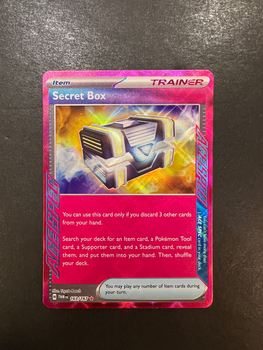 Secret Box - 163/167 Ace Spec Holo Rare - Twilight Masquerade