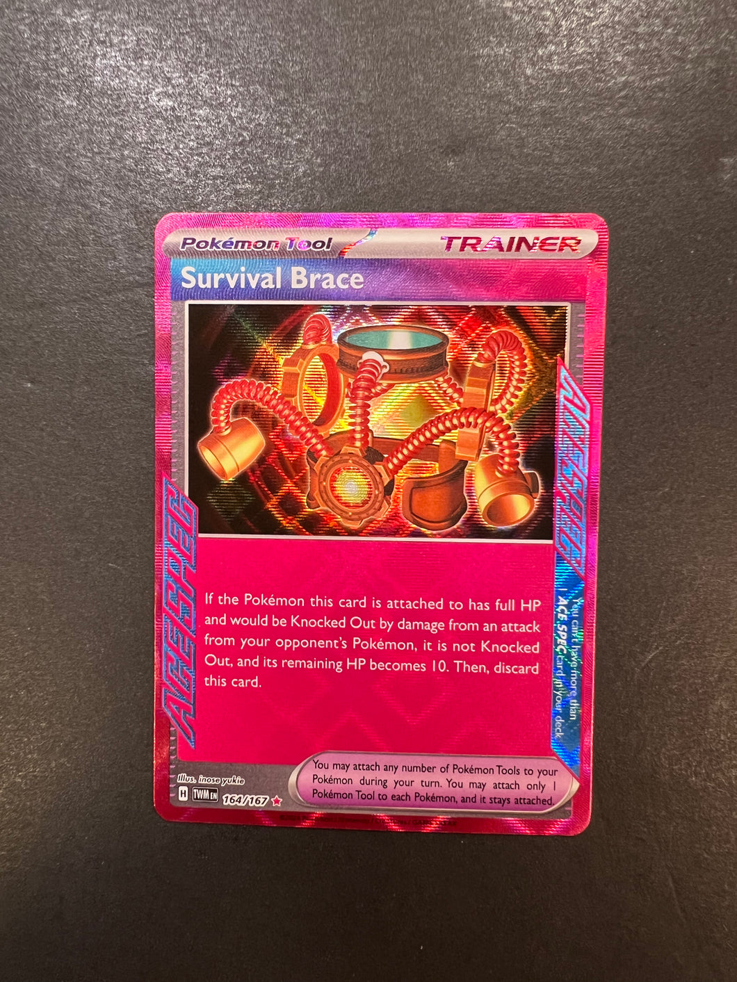 bronzong break pokemon card price Pokemon Trading Card Game Scarlet & Violet Twilight Masquerade ACE SPEC Rare Survival Brace #164