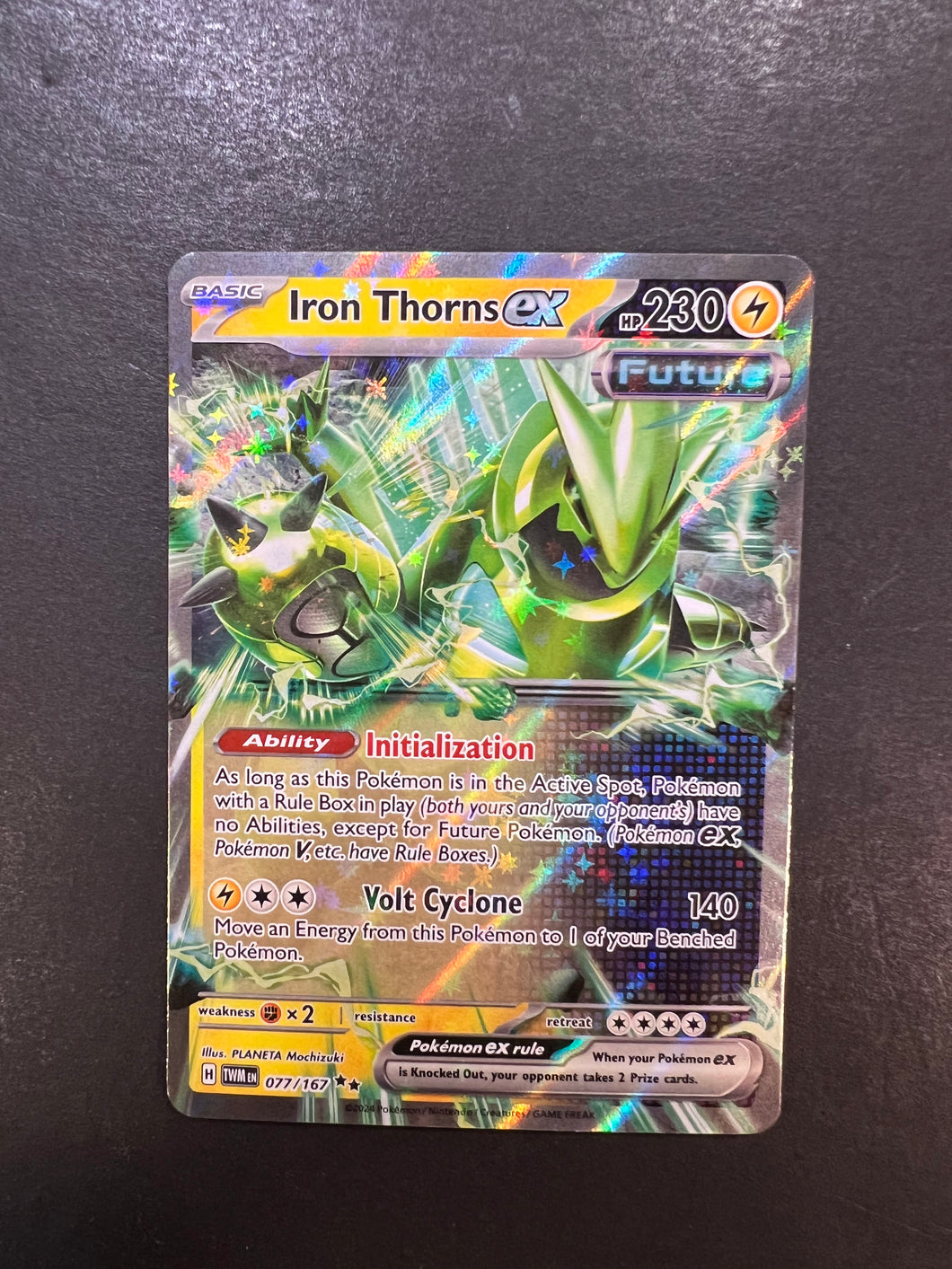 iron thorns pokemon card Iron Thorns ex - 077/167 Ultra Rare