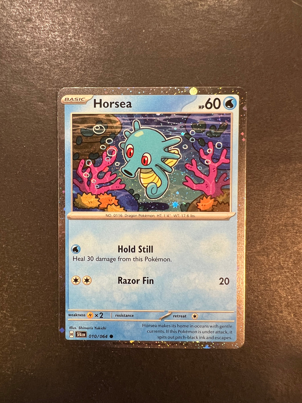 Horsea - 010/064 Holo Rare Promo - Shrouded Fable