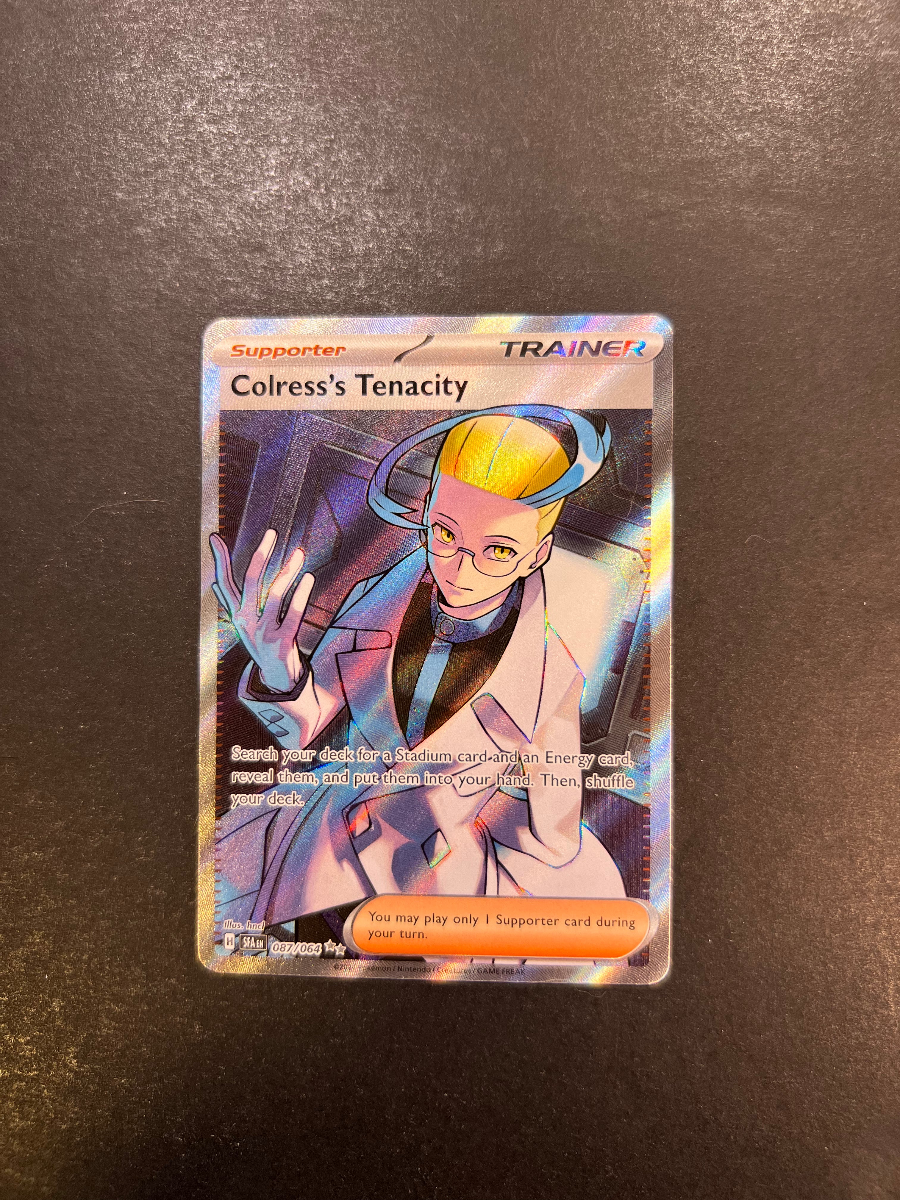 Colress's Tenacity - 087/064 Full Art Ultra Rare Trainer