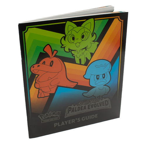 Pokemon Paldea Evolved Player's Guide Book - Quaxly, Fuecoco and Sprigatito