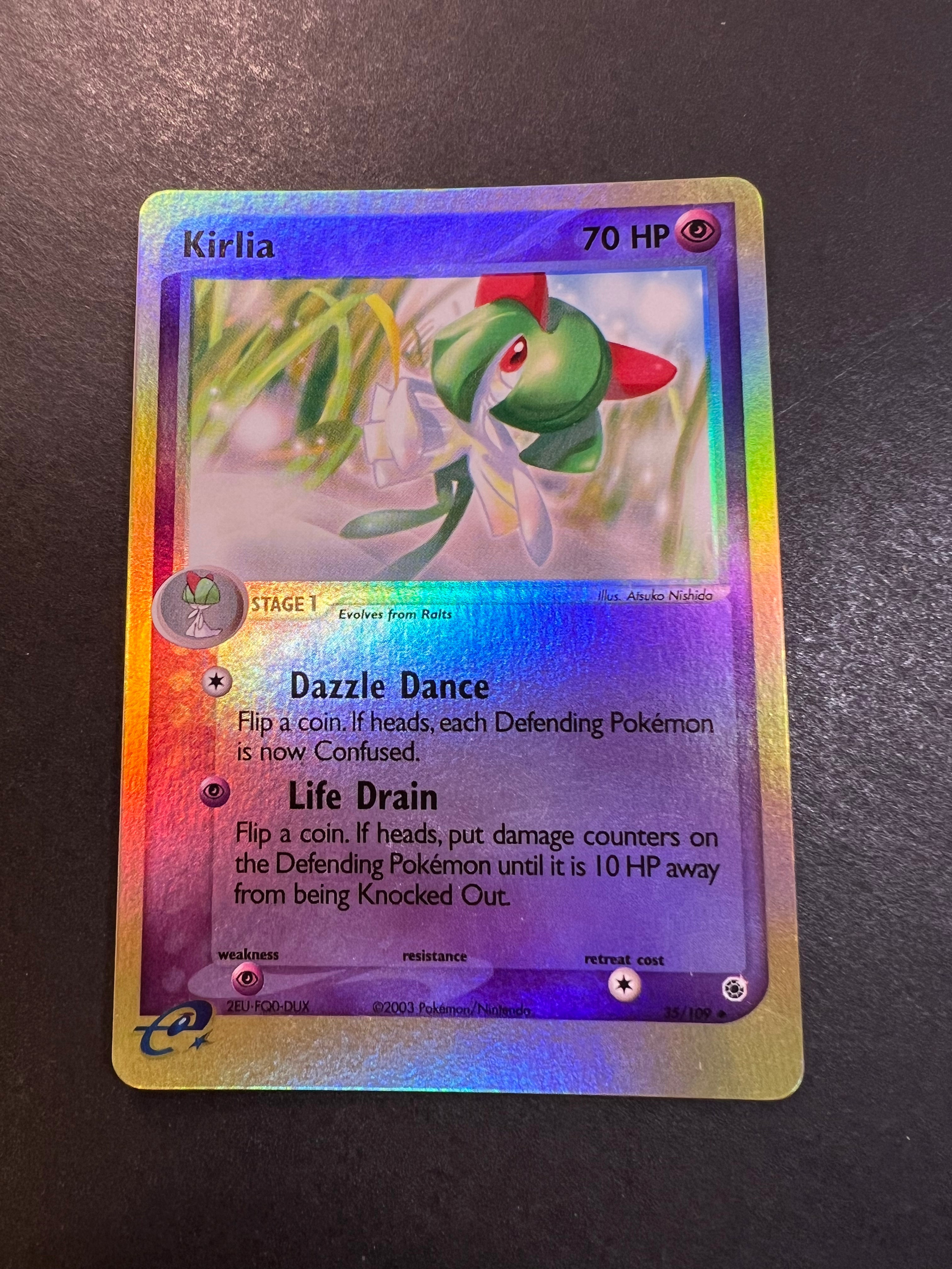 Kirlia - 35/109 Reverse Holo - Ex Ruby and Sapphire JAB Games13 Kirlia - 35/109 Reverse Holo - Ex Ruby and Sapphire JAB Games13