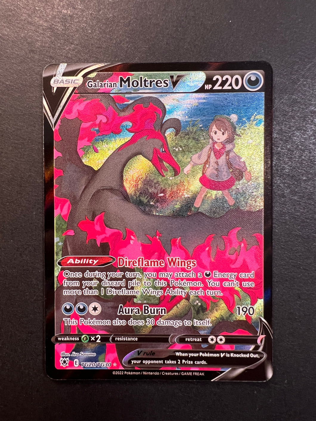 Galarian Moltres V - TG20/TG30 Full Art Ultra Rare - Astral Radiance JAB Games13 Galarian Moltres V - TG20/TG30 Full Art Ultra Rare - Astral Radiance JAB Games13