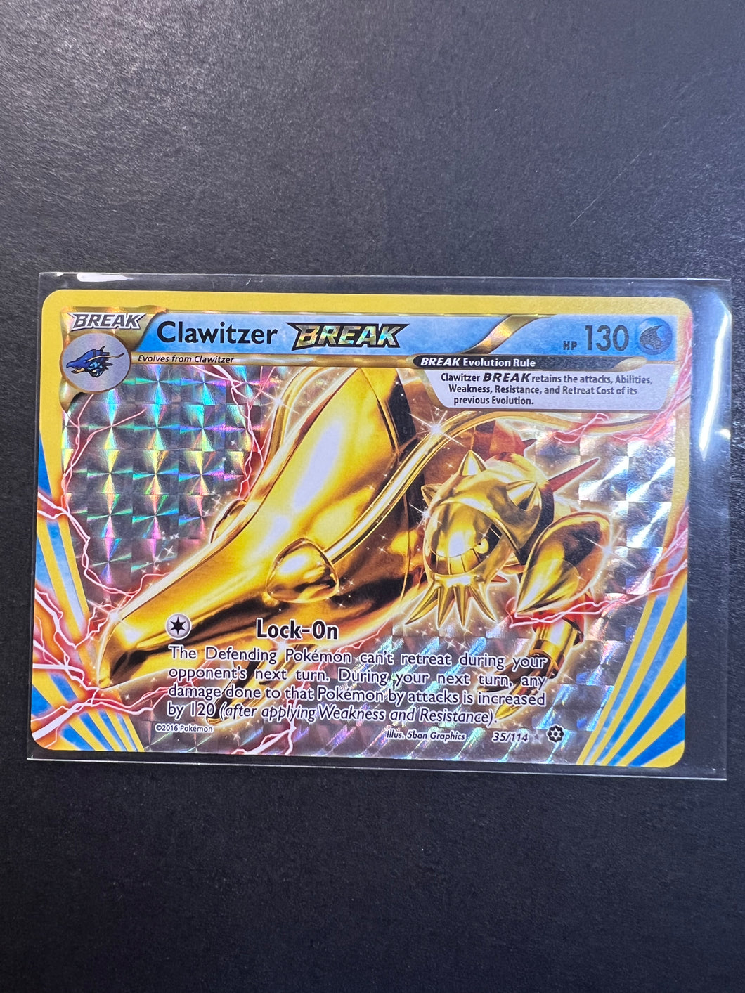 Clawitzer Break - 35/114 Ultra Rare Holo - XY Steam Siege