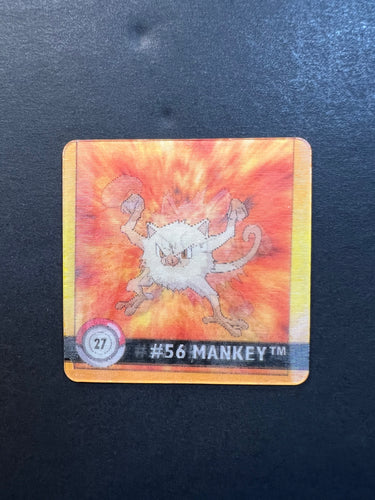 Mankey & Primeape Pokemon Artbox Action Flipz Premier Edition