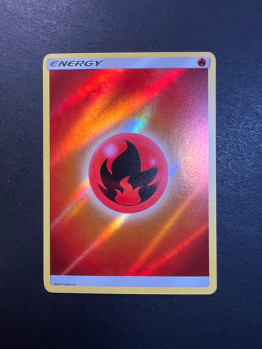 Fire Energy - Reverse Holo Rare - Shining Legends