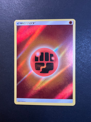 Fighting Energy - Reverse Holo Rare - Shining Legends