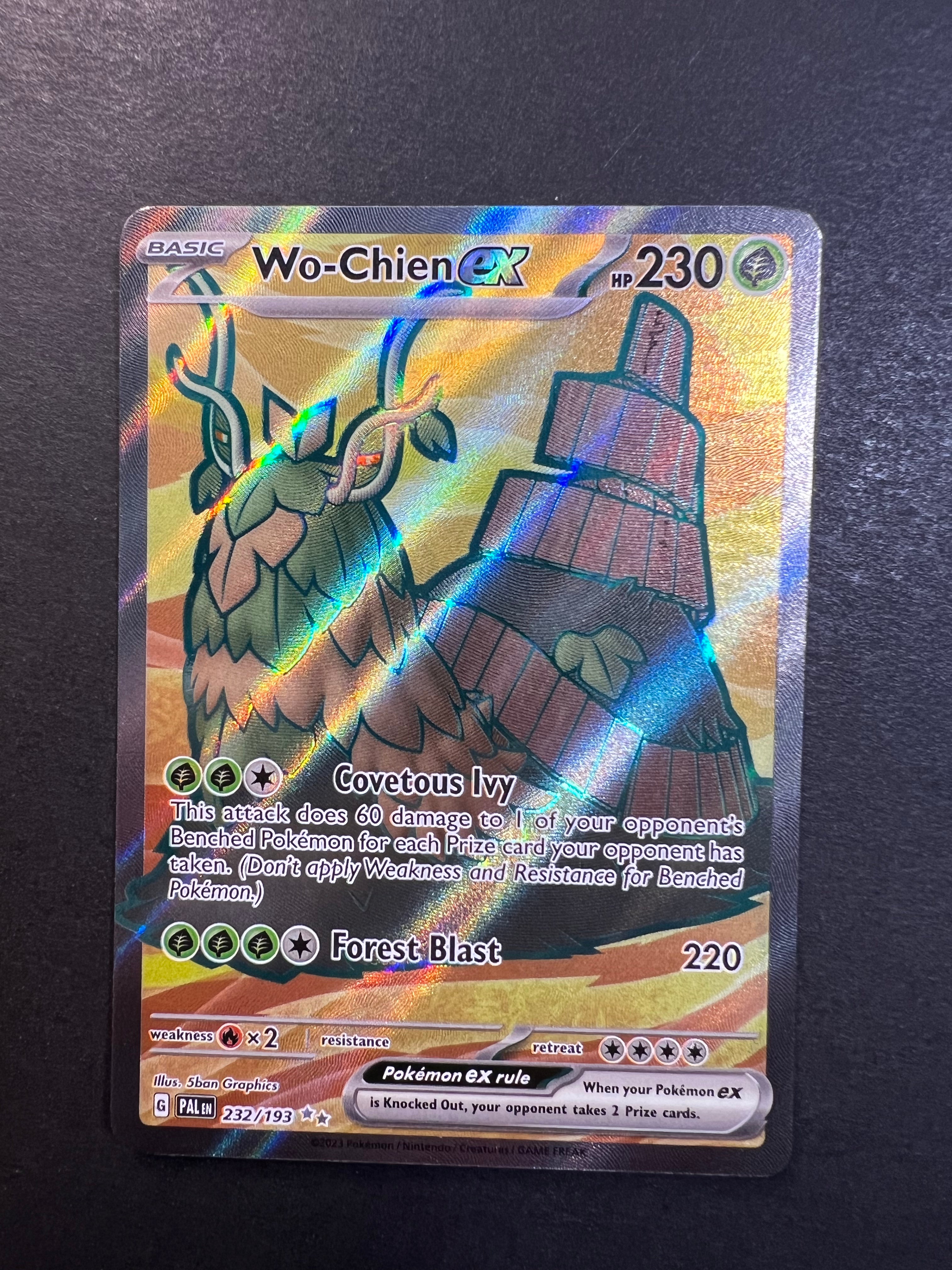 Wo-Chien ex - 232/193 - SV02: Paldea Evolved [FULL ART] [Near Mint]