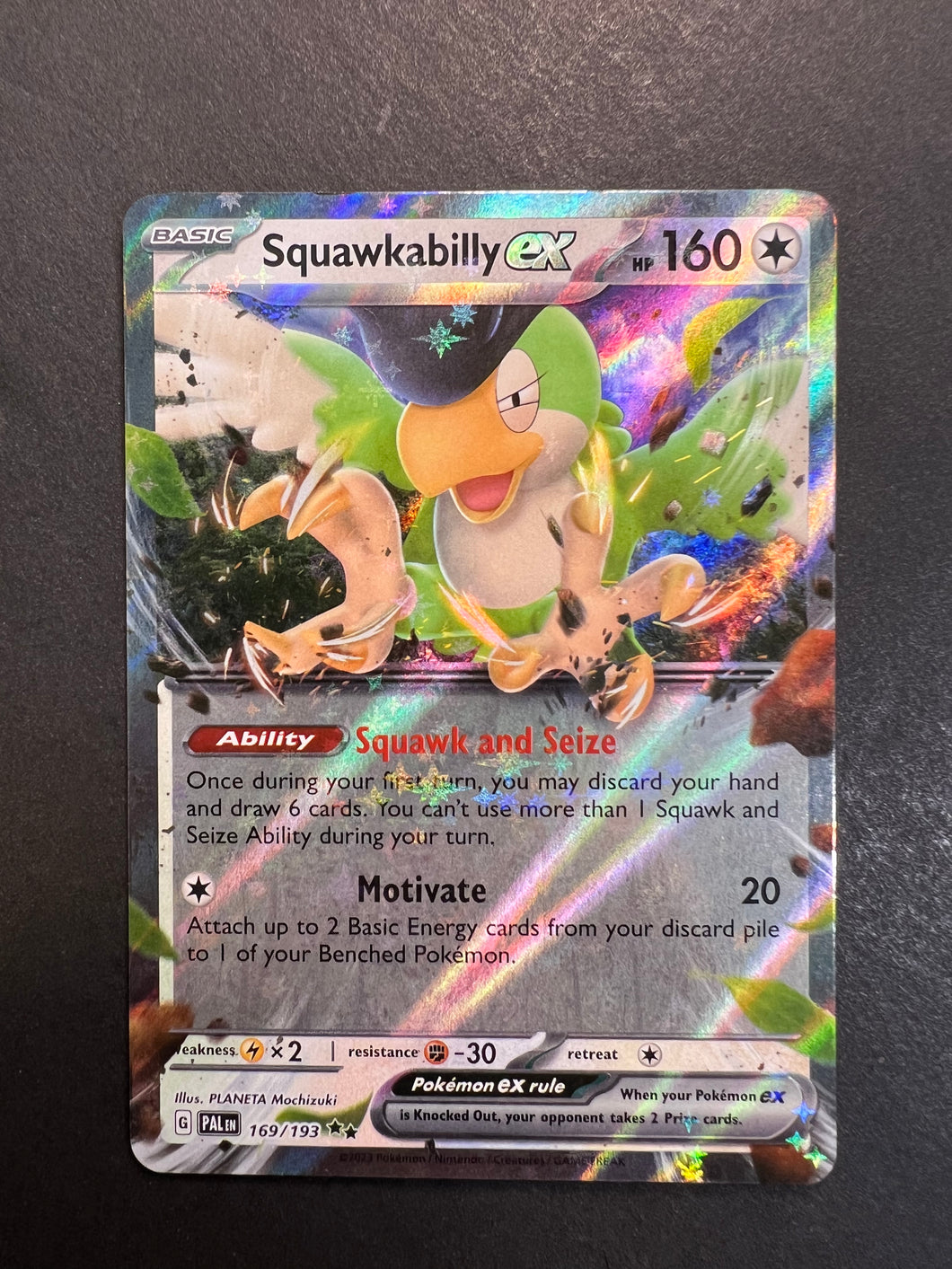 Squawkabilly ex - 169/193 Ultra Rare