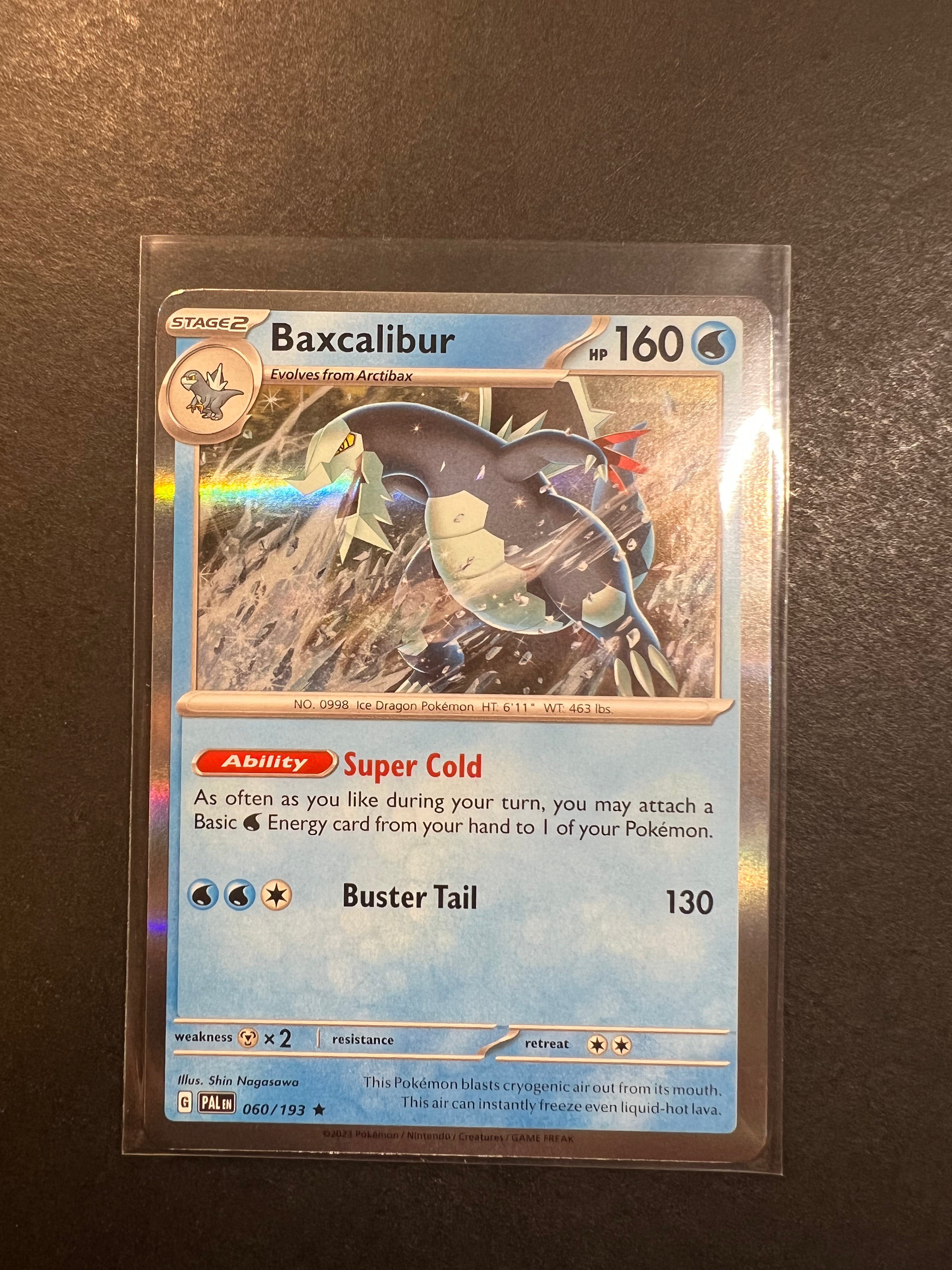 baxcalibur pokemon card price Baxcalibur (060/193) - SV02 Paldea Evolved Holofoil