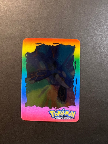 Kyogre Pokemon Advanced Action Card