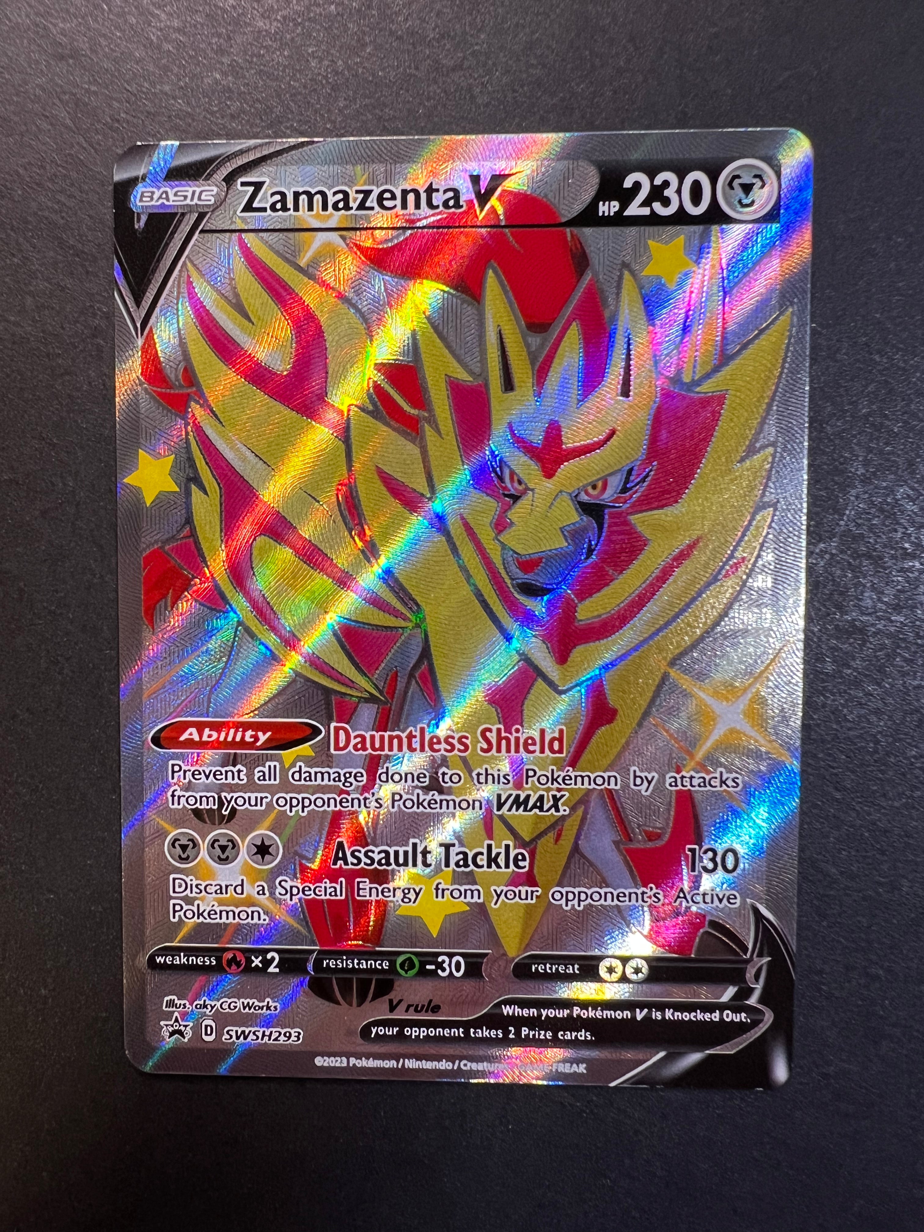 Zamazenta V - SWSH293 Shiny Full Art Ultra Rare Promo - Crown Zenith JAB Games13 Zamazenta V - SWSH293 Shiny Full Art Ultra Rare Promo - Crown Zenith JAB Games13