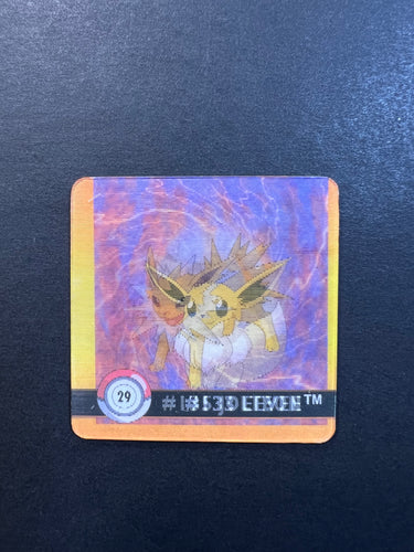 Eevee & Jolteon Pokemon Artbox Action Flipz Premier Edition Card