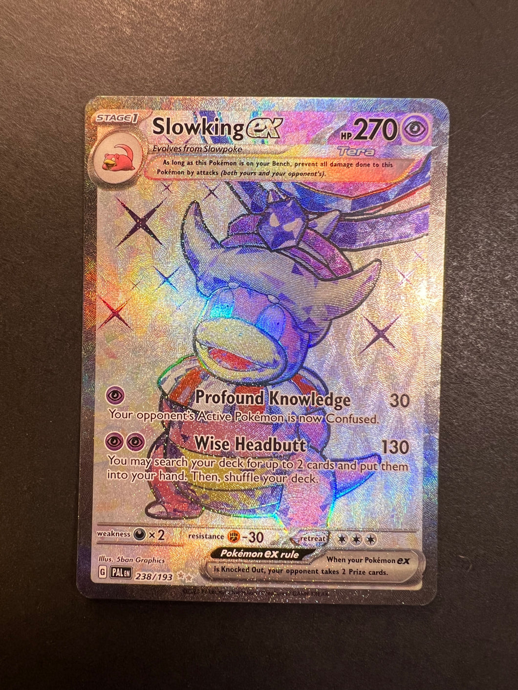 Slowking ex - 238/193 Full Art Ultra Rare - Paldea Evolved JAB Games13 Slowking ex - 238/193 Full Art Ultra Rare - Paldea Evolved JAB Games13