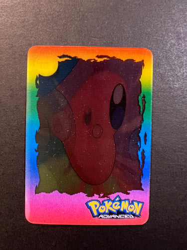 Luvdisc Pokemon Advanced Action Card