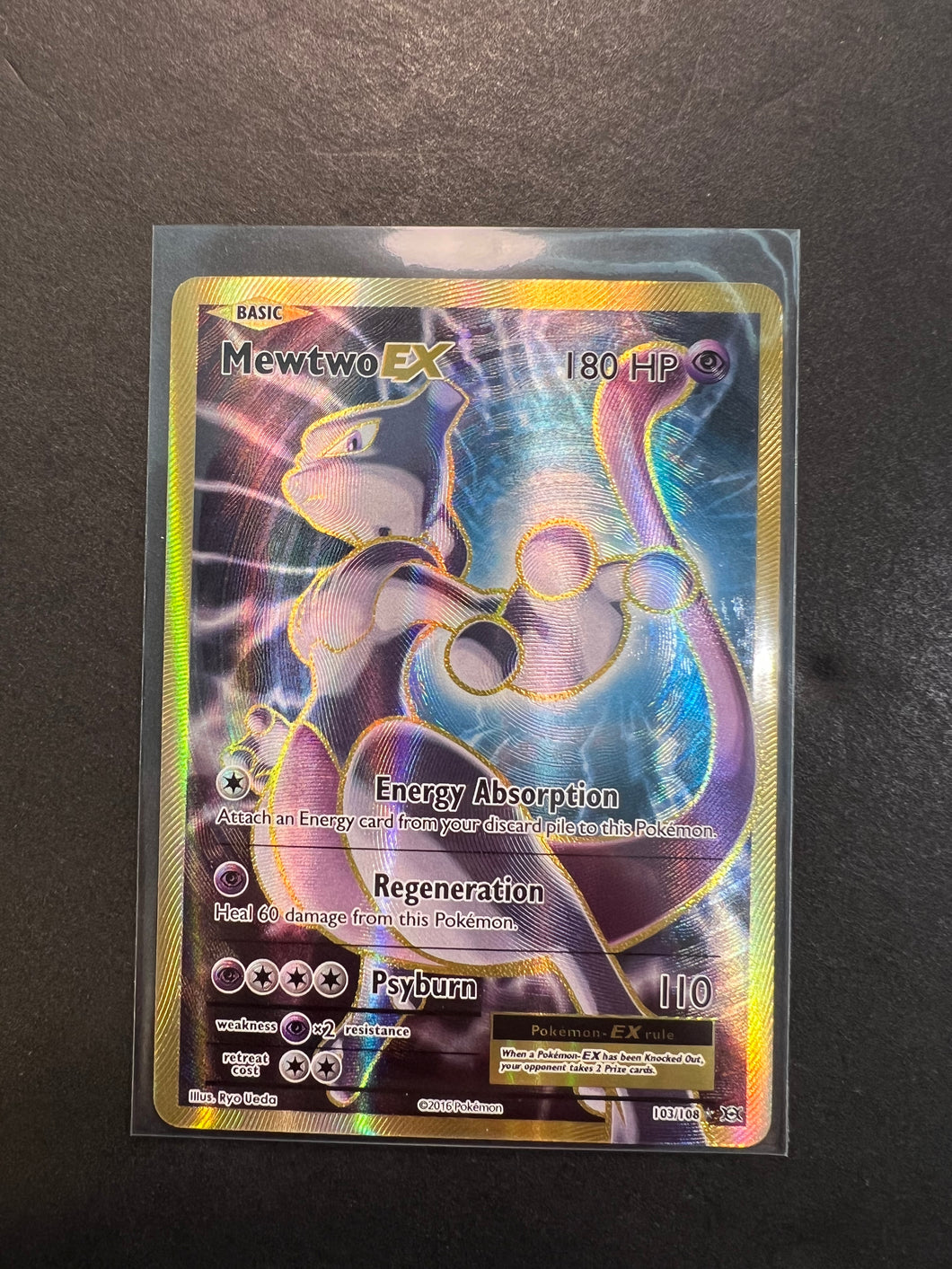Mewtwo EX - 103/108 Full Art Ultra Rare - XY Evolutions JAB Games13 Mewtwo EX - 103/108 Full Art Ultra Rare - XY Evolutions JAB Games13