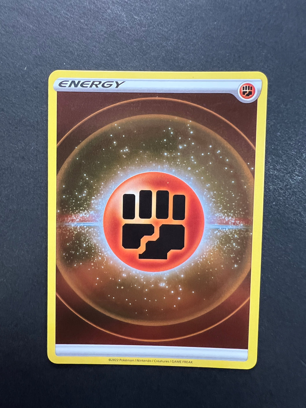 Fighting Energy - Reverse Holo Rare - Crown Zenith