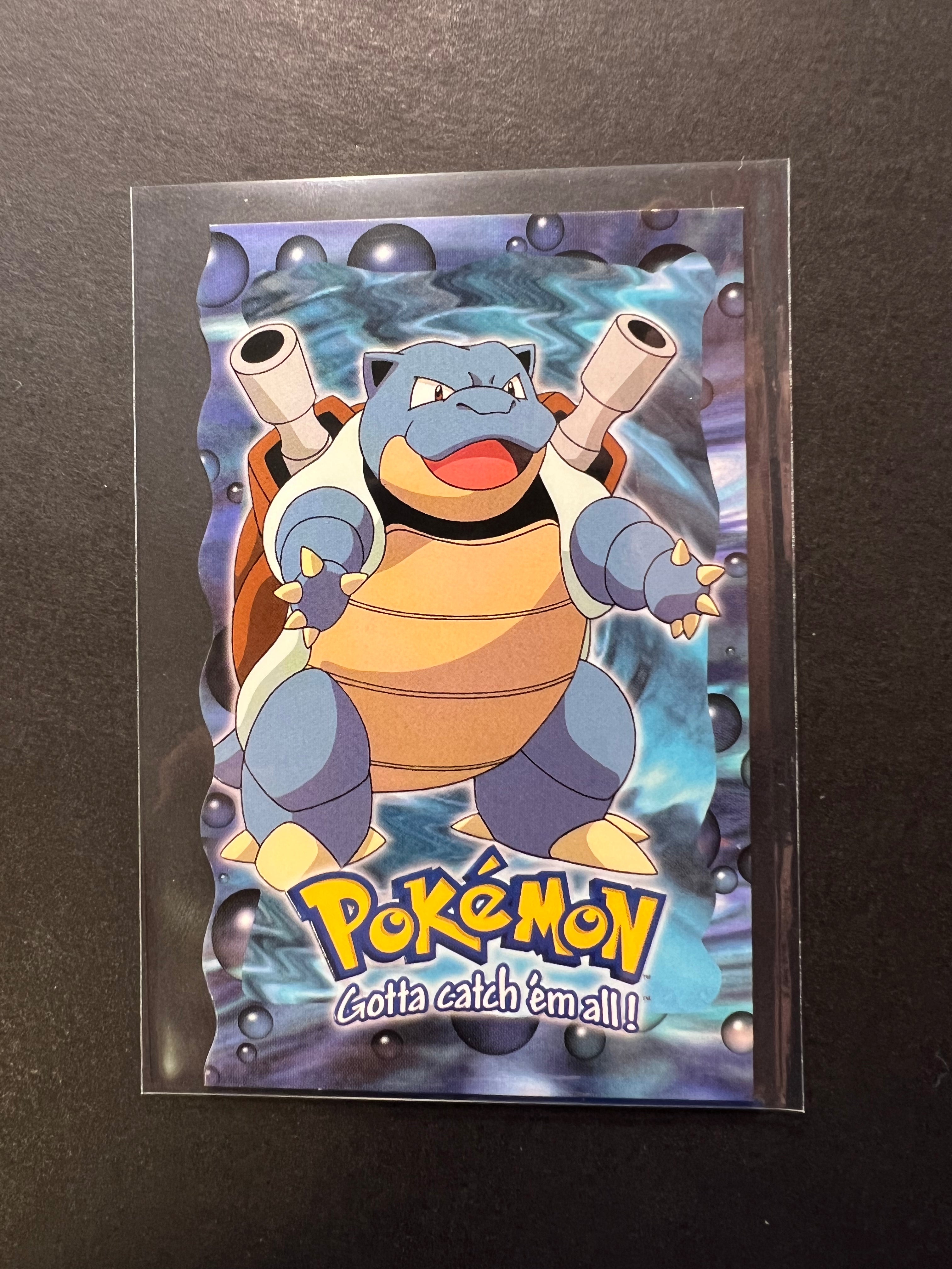 Blastoise - 9/12 Die-Cut Topps Pokemon Card JAB Games13 Blastoise - 9/12 Die-Cut Topps Pokemon Card JAB Games13