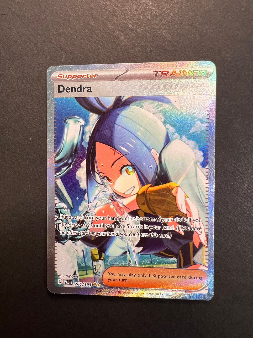 Dendra - 266/193 Full Art Ultra Rare Trainer - Paldea Evolved