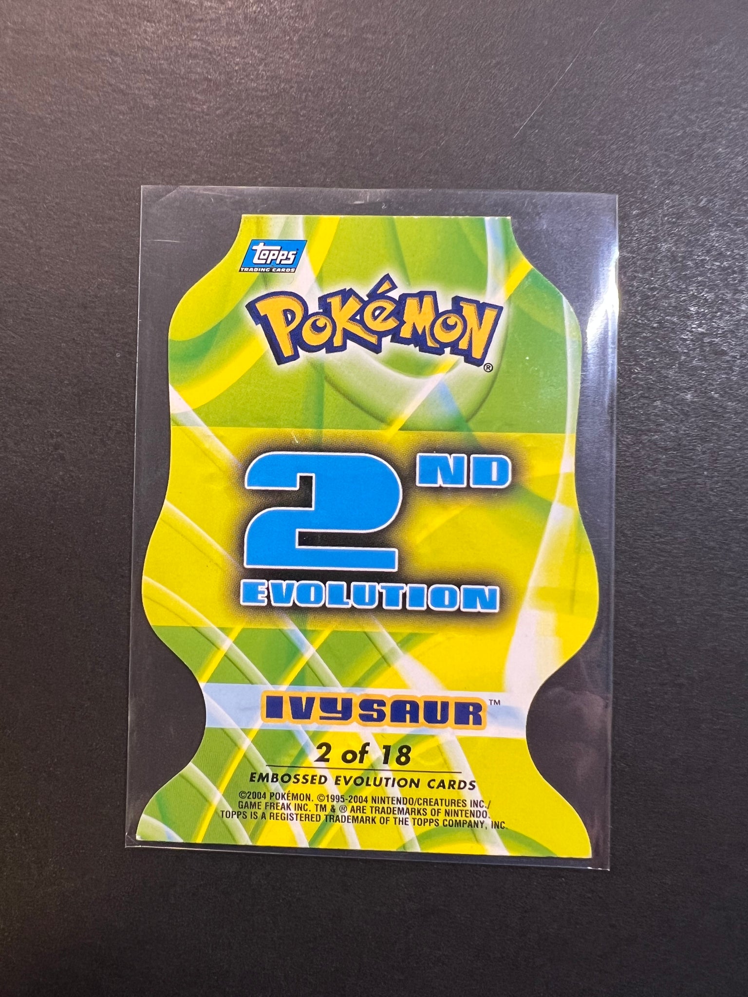 Ivysaur - 2/18 Die-Cut Topps Pokemon Card JAB Games13 Ivysaur - 2/18 Die-Cut Topps Pokemon Card JAB Games13