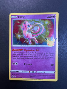 Mew - 011/025 Holo Rare - Celebrations Set JAB Games13 Mew - 011/025 Holo Rare - Celebrations Set JAB Games13