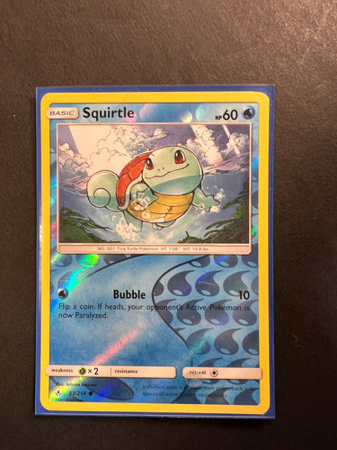 Squirtle - 33/214 Reverse Holo - Unbroken Bonds