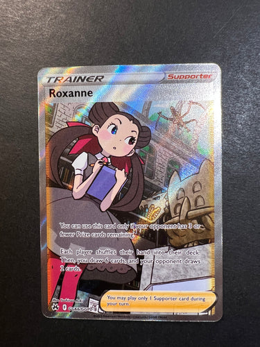 Roxanne - GG66/GG70 Full Art Ultra Rare Trainer - Crown Zenith