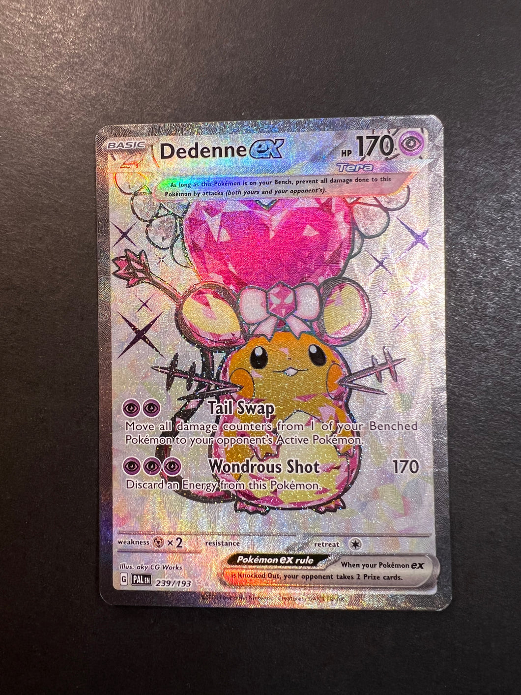 Dedenne ex - 239/193 Full Art Ultra Rare - Paldea Evolved JAB Games13 Dedenne ex - 239/193 Full Art Ultra Rare - Paldea Evolved JAB Games13