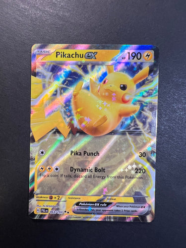 Pikachu ex - 063/193 Ultra Rare - Paldea Evolved