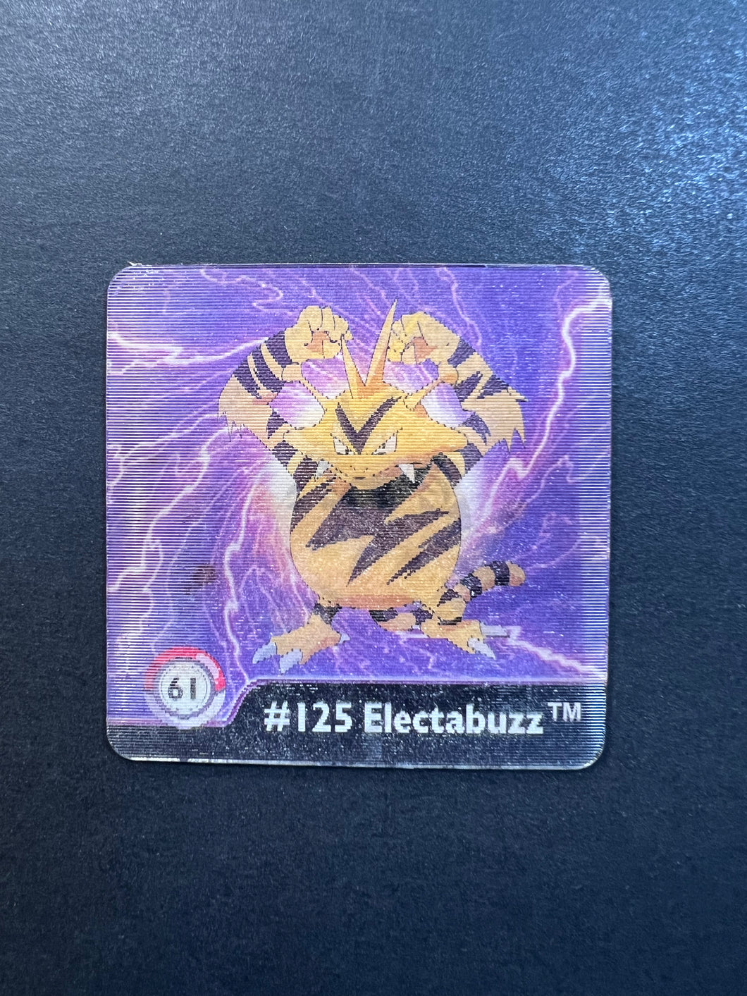 Electabuzz Pokemon Artbox Action Flipz Series One Card Electabuzz Pokemon Artbox Action Flipz Series One Card