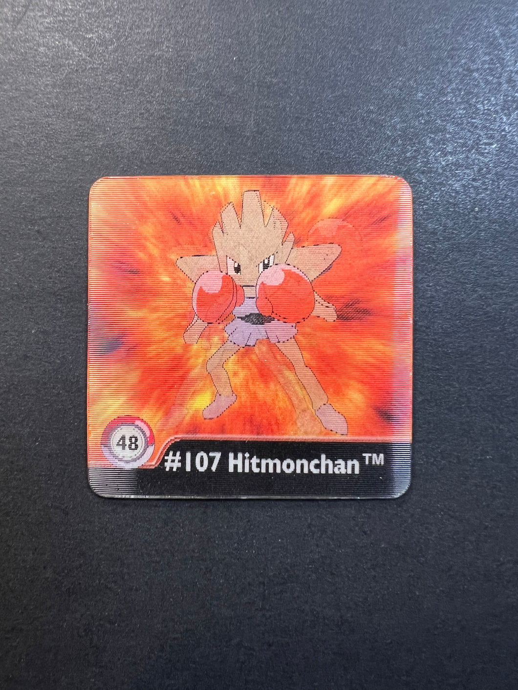 Hitmonchan Pokemon Artbox Action Flipz Series One Card