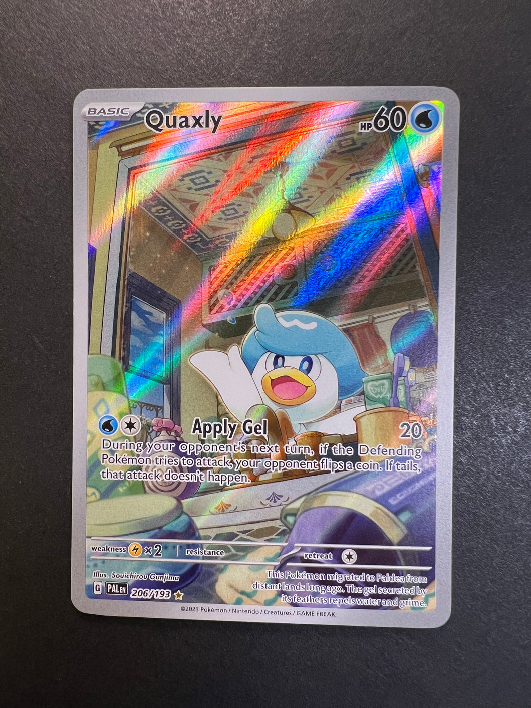 Quaxly - 206/193 Ultra Rare - Paldea Evolved JAB Games13 Quaxly - 206/193 Ultra Rare - Paldea Evolved JAB Games13