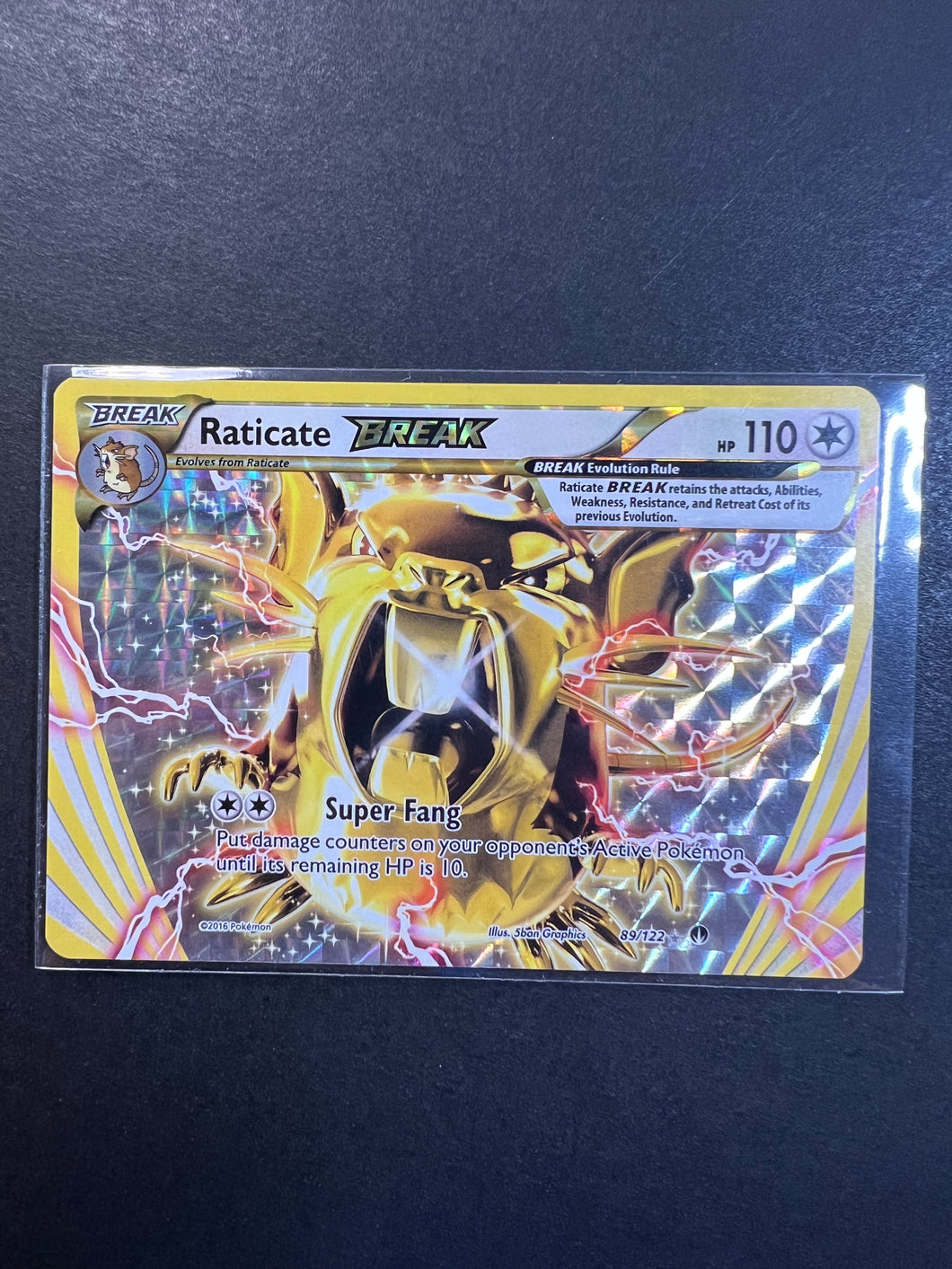 Raticate Break - 89/122 Ultra Rare Holo - XY BreakPoint