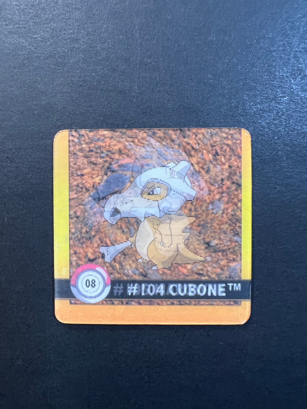 Cubone & Marowak Pokemon Artbox Action Flipz Premier Edition Card